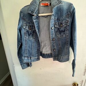 Apollo Jeans Distressed Blue Denim Jacket